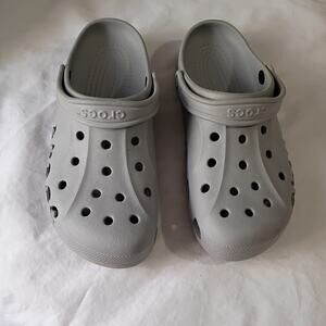 CROCS Gray Loafers & Slip-Ons